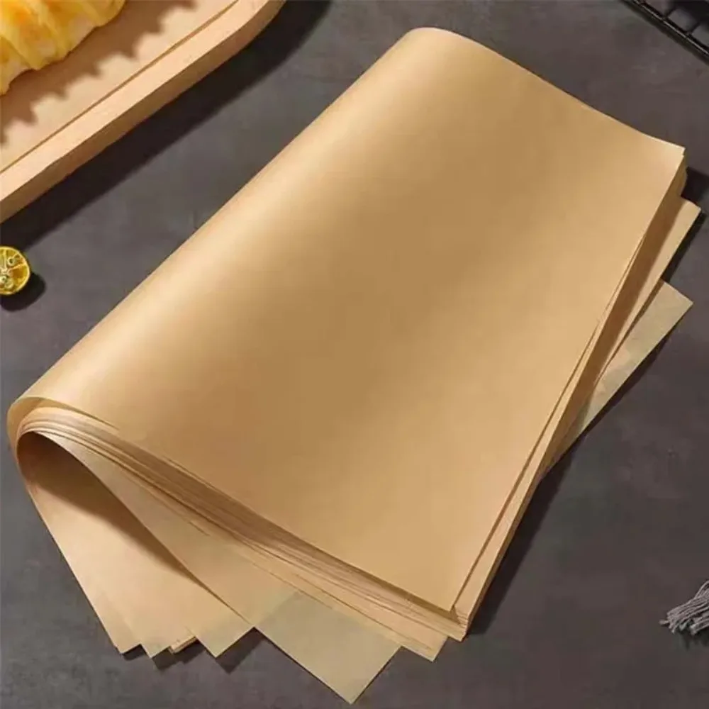 

50/200PCS New Anti-oil Baking Paper Grilling Air Fryer BBQ Paper Suitable Baking High Temperature Resistant Baking Mat Kitchen