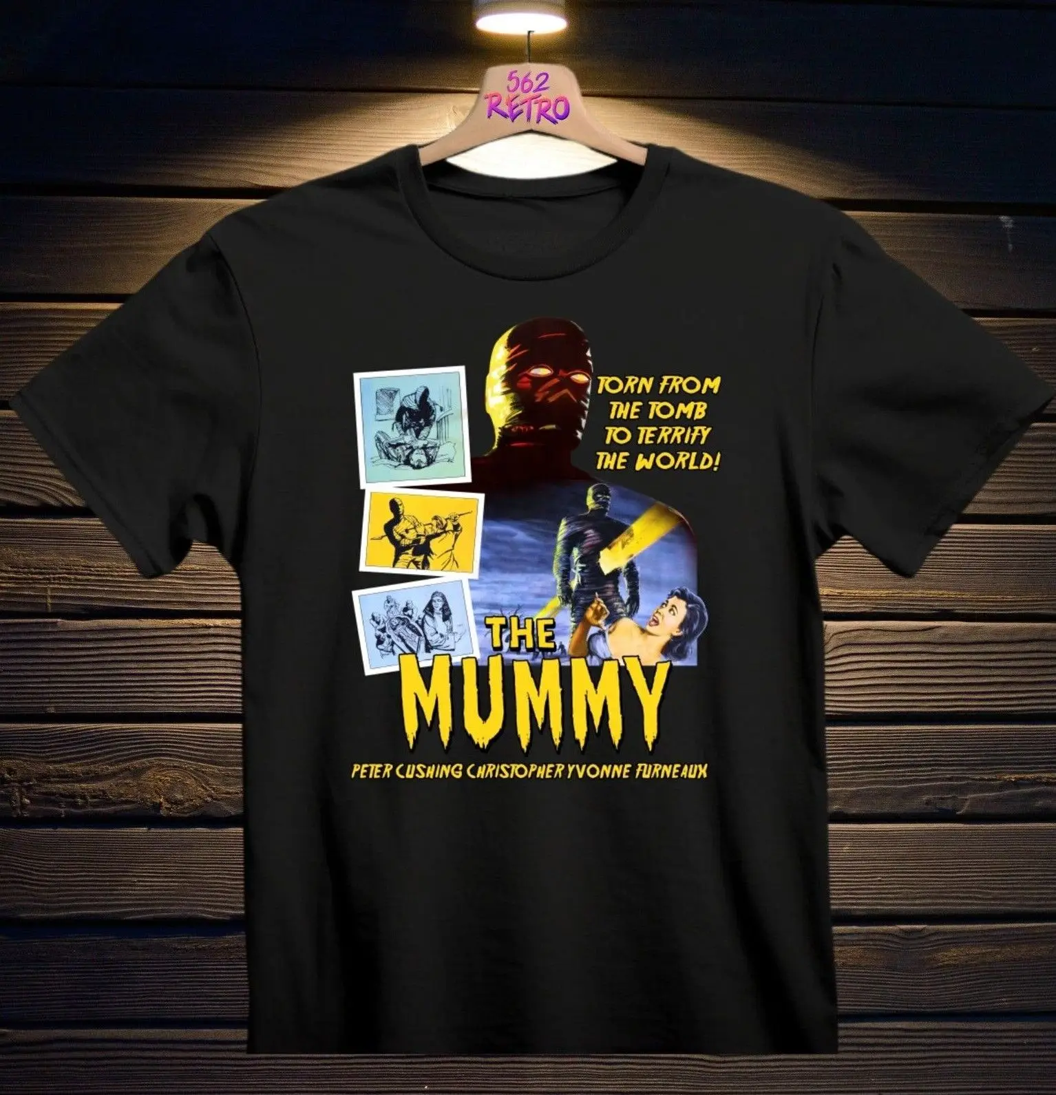 

The Mummy Horror Movie T-Shirt Black S-3XL Peter Cushing