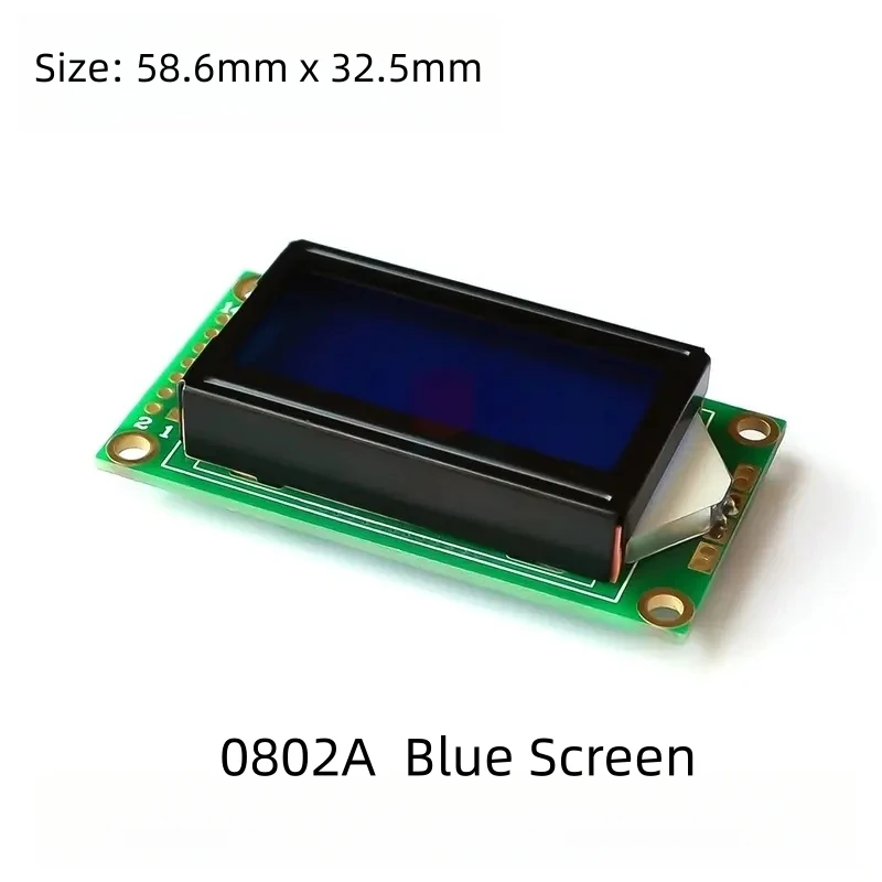 Tela LCD azul/amarelo-verde 1602A/2004A/12864B 5V LCD com luz de fundo IIC/I2C