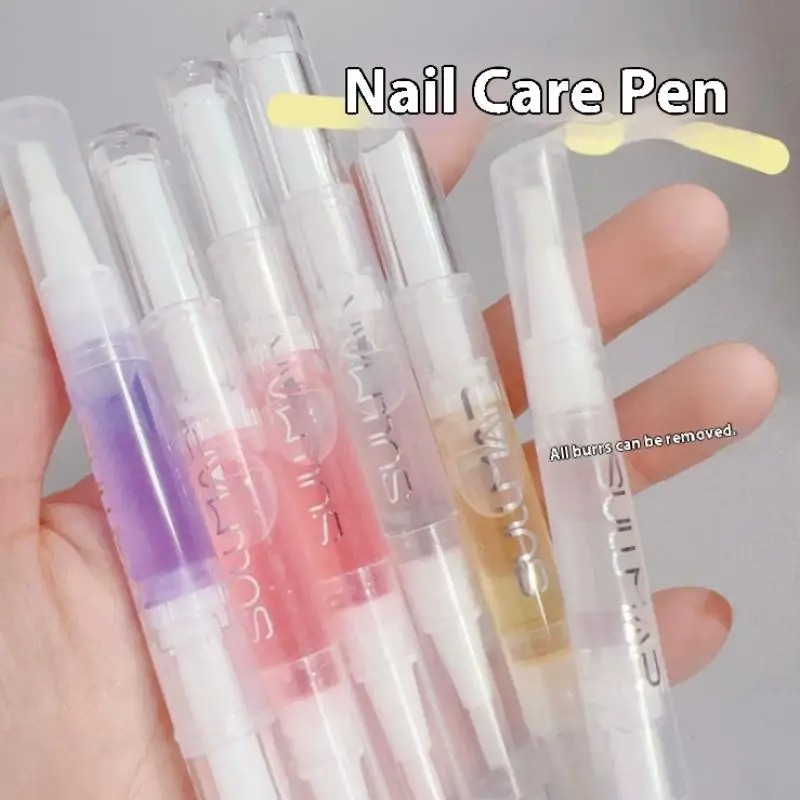 Óleo de cutícula para cuidados com as unhas, caneta de óleo nutritivo para reparação de unhas, 15 odores, 5ml, esmalte em gel para nutrir a pele, tratamento de manicure