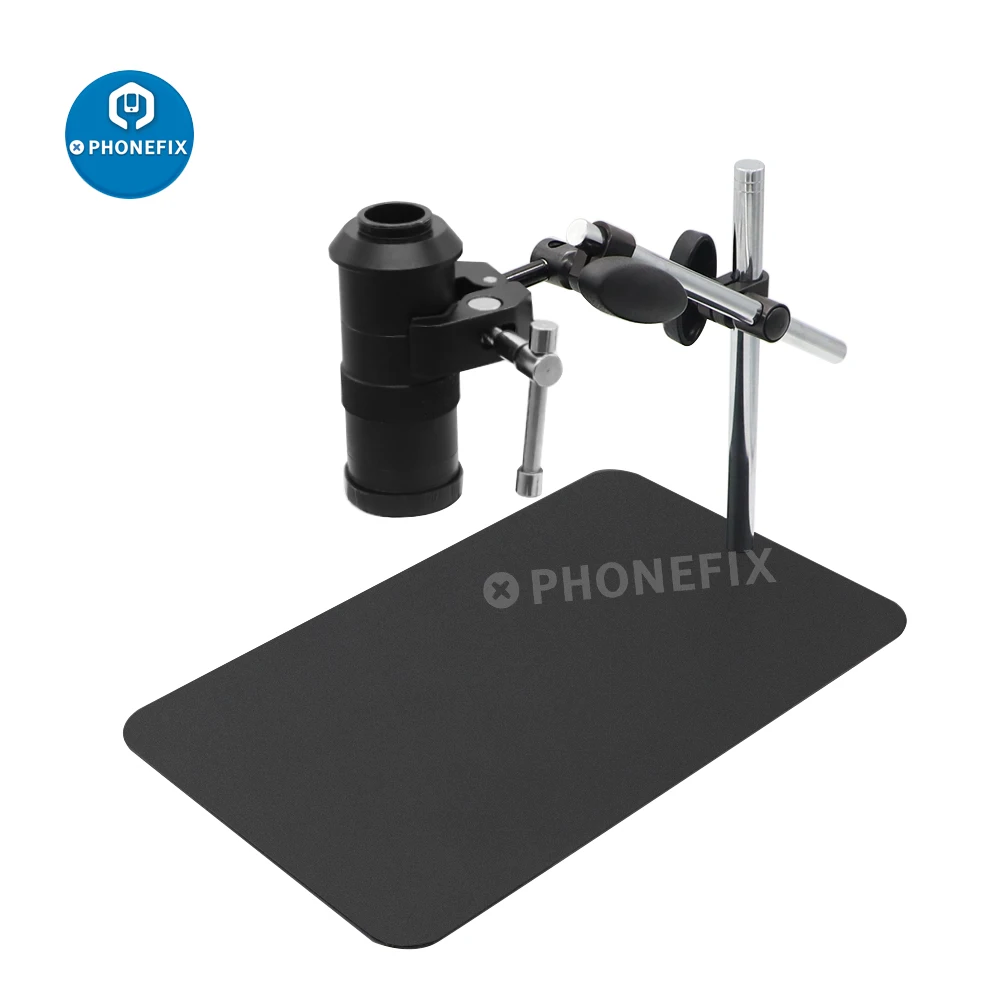 Universal Microscope Holder with Rotatable Bracket Articulating Arm Super Clamp for Industrial Cameras Webcam Microscopes