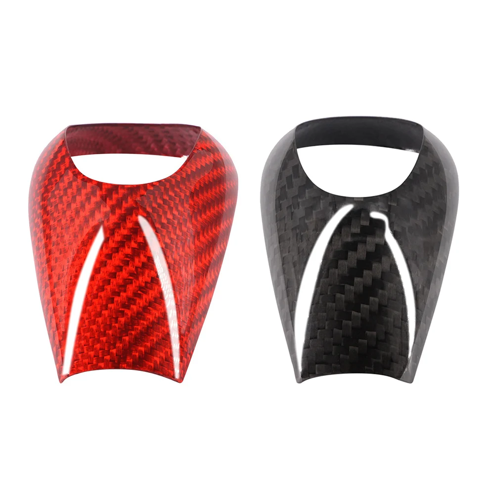 Carbon Fiber Interior Car Gear Shift Knob Cover Trim Decor For Bmw M Series M3 2009-2013 & M5 2005-2008 & M6 2006