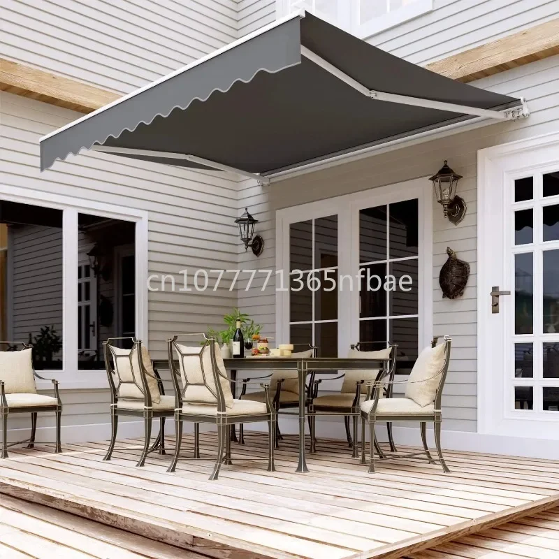 UV50+sunshade frost balcony window door Ployester sunshade umbrella, articulated arm tent telescopic tent electric terrace