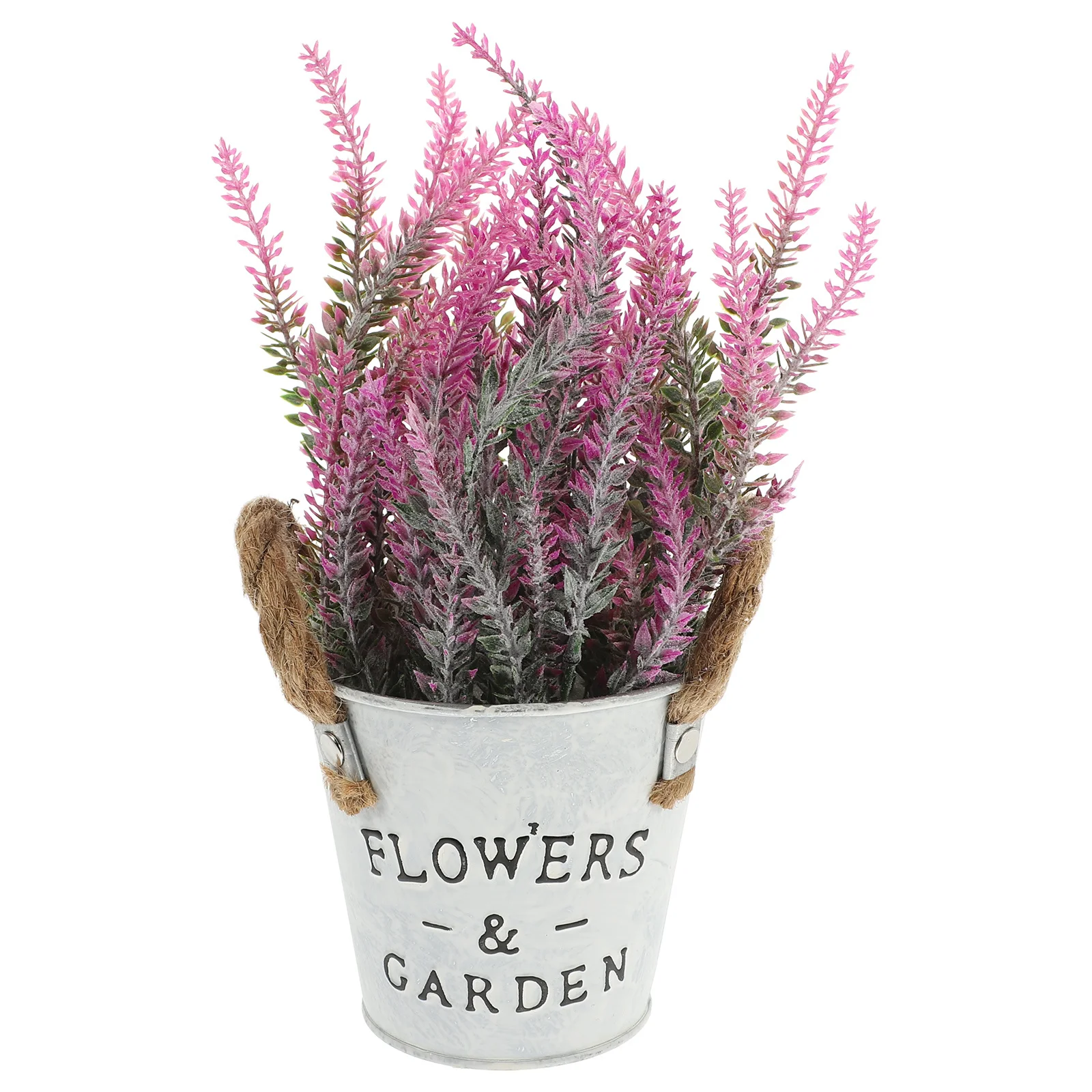 

Artificial Potted Lavender Bonsai Plastic Fake Plant for Home Office Living Room Desktop Table Centerpiece Decoration