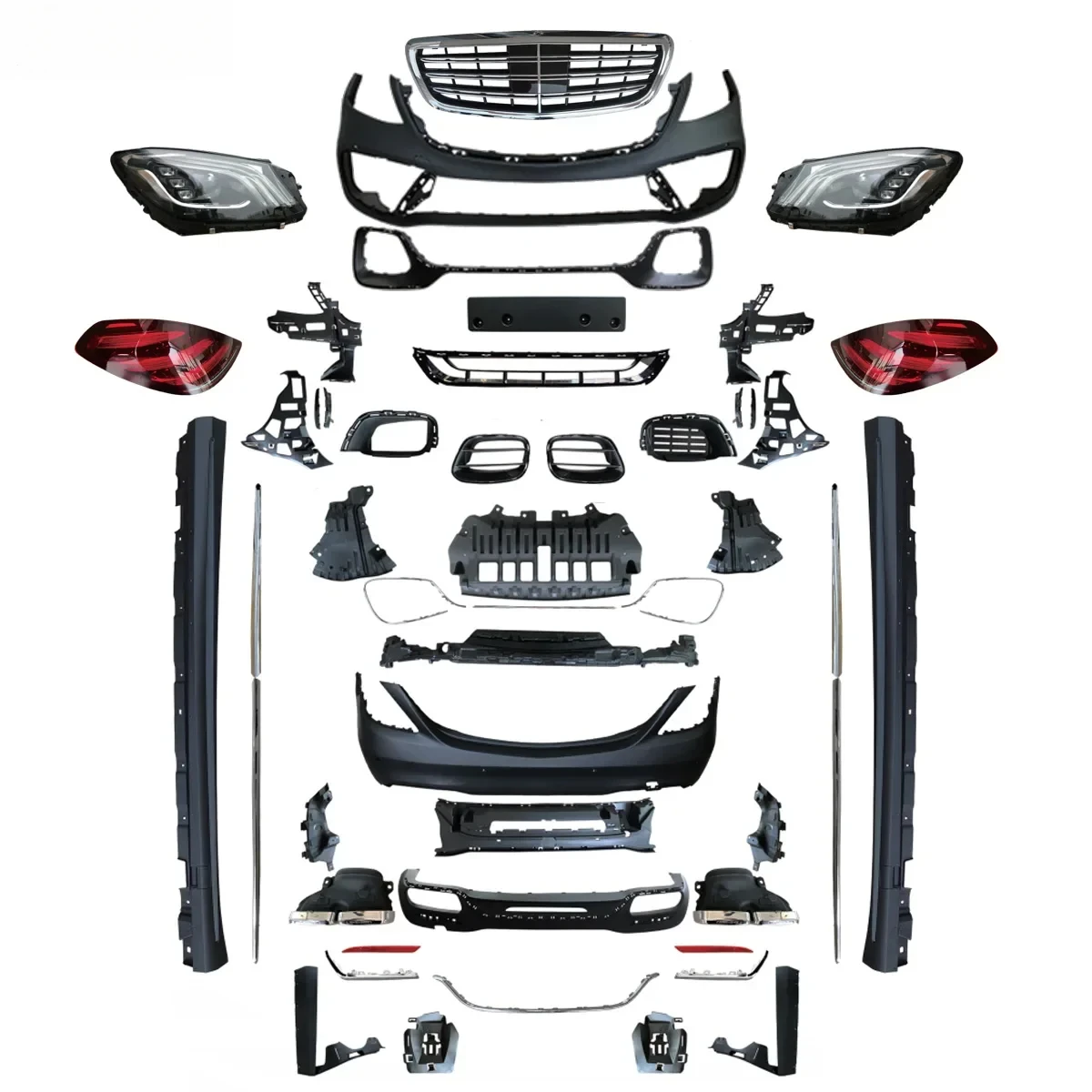 

High Performance Auto Accessories Facelift Body Kit for Mercedes Benz S Class W222 2014-2020 Change To S63 AMG Model