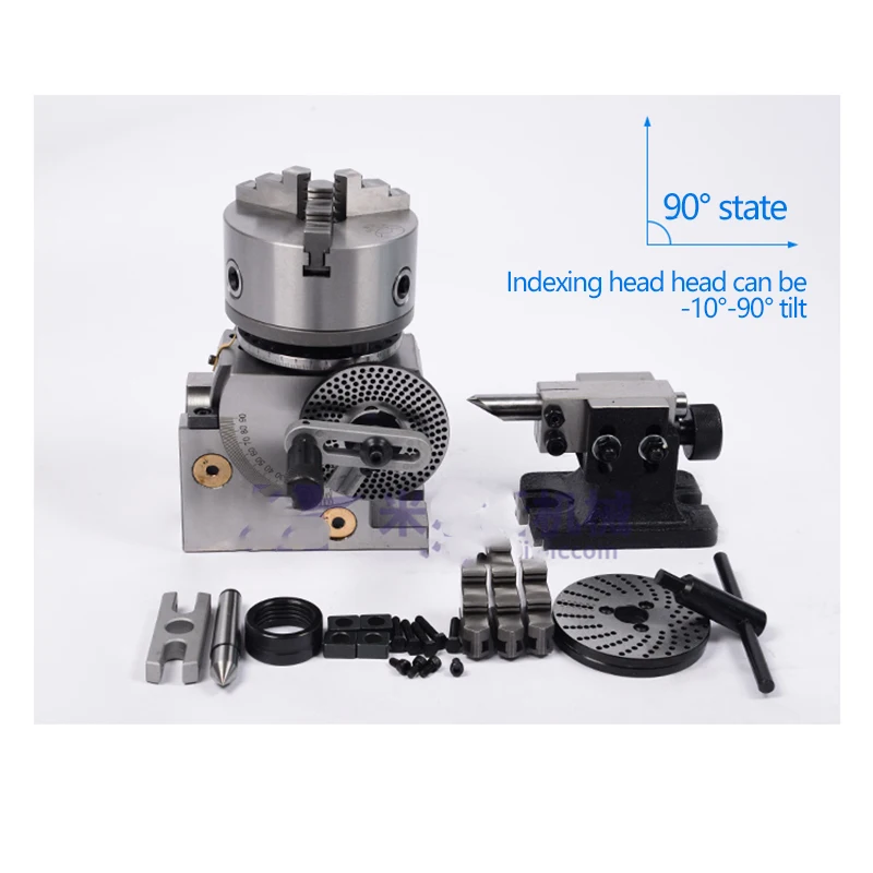 Bs-0-100/125 Precision Milling Machine Indexing Head Universal Indexing Head Precision Lathe Indexing Plate Universal Indexer