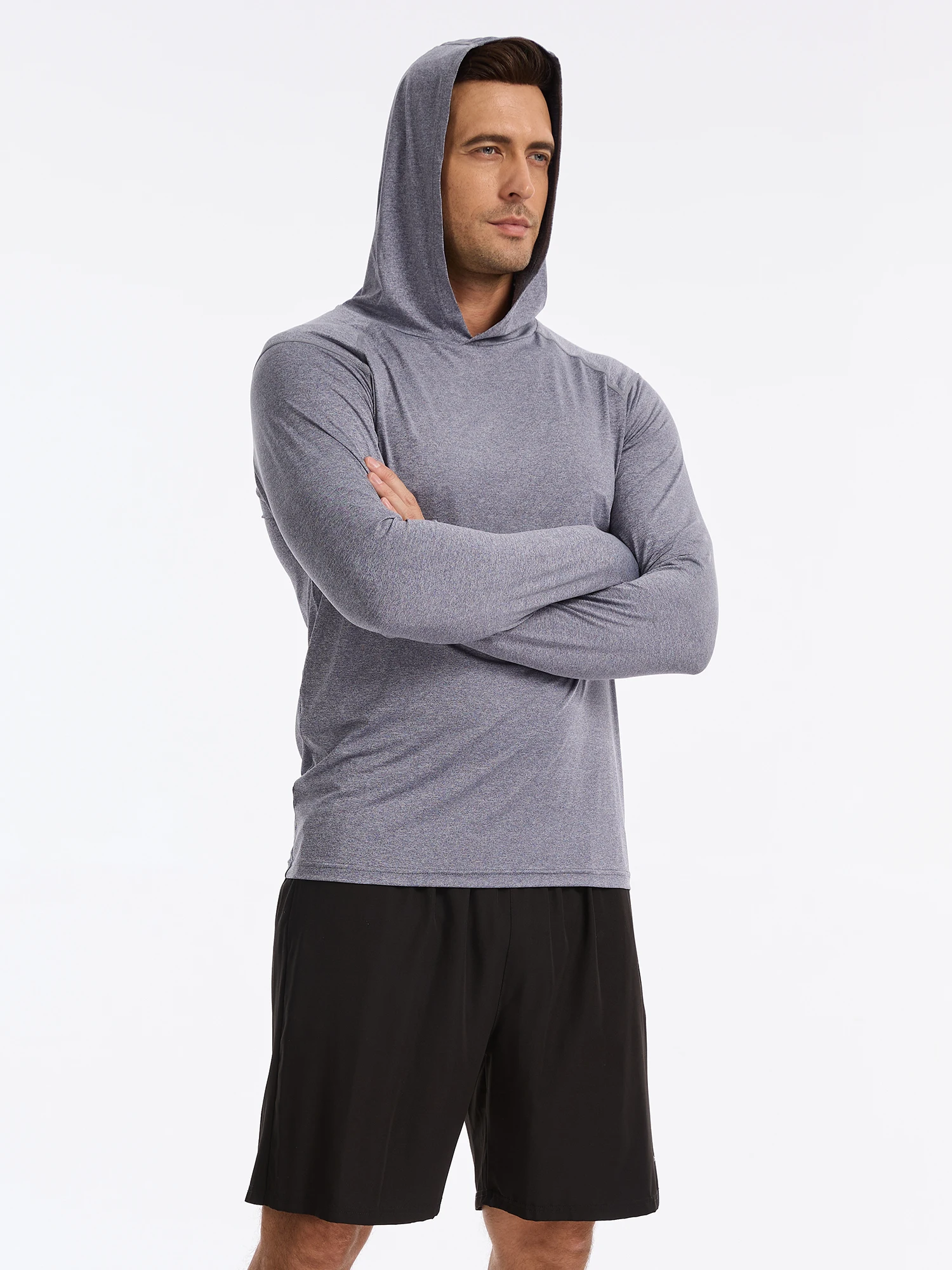 Sommer Männer Angeln Hemden Kühlung Hoodie Männer Langarm bis 50 Rash Guard Hoodie Trainings anzug Laufen Wandern Jogger Shirt – Detail 26