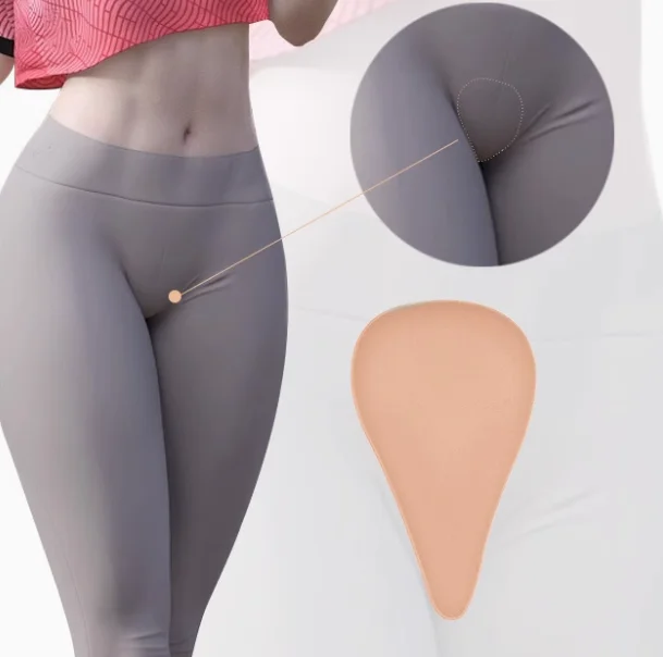 Anti-embarrassing line stickers camel toe silicone yoga pants tight swimwear private stickers ultra-thin