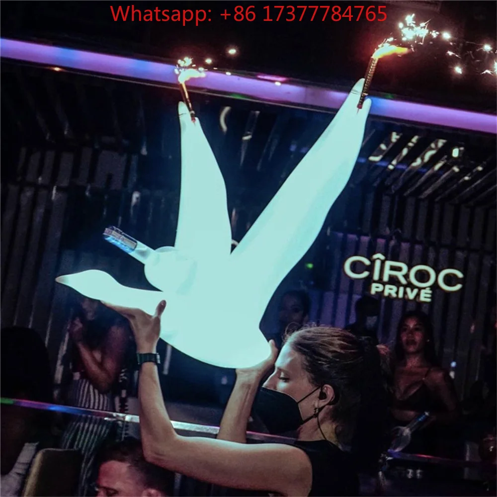 LED Bottle Presenter with VIP Service, Gray Goose Design for Bar Restaurant Nightclub