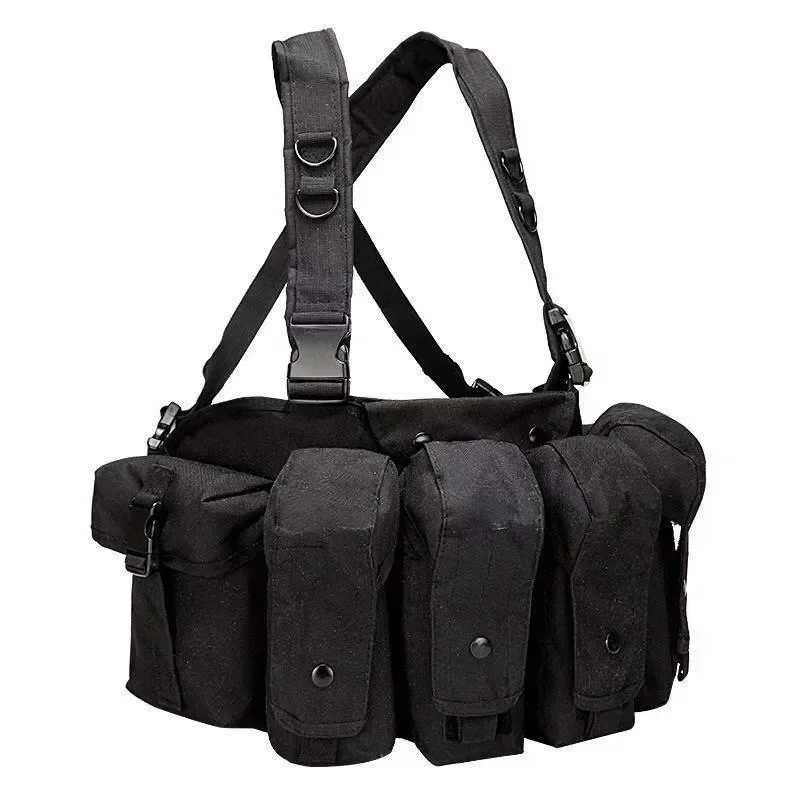 Vest CS Training Gear Hunting Chest Vest Safe Fast Release AK Belly Pocket Vest Hunting Gear