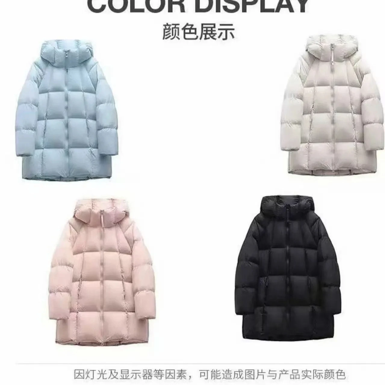 2025 شتاء جديد نفخة أسفل سترة قطن المرأة متوسطة طويلة رشاقته معطف مقنع سيدة الدافئة أسفل السترات الإناث باركر معطف