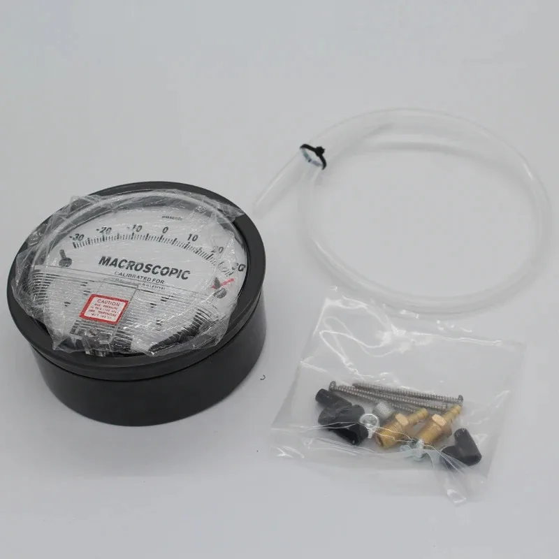 300Pa/500Pa  Air Micro pressure Difference gauge 0-30Pa/60Pa/100Pa/125Pa/250Pa pascal difference meter 1kPa/5kPa