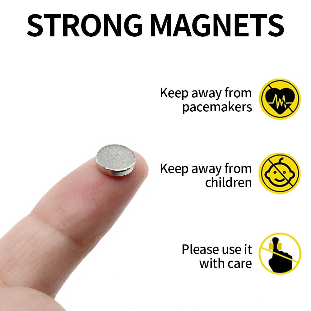 8x2mm Round Super Strong Neodymium Magnet N35 Powerful Magnetic NdfeB Permanent Refrigerator Magnet imanes DIY