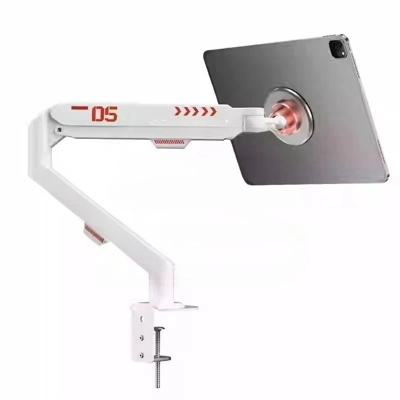 iPad Magnetic Bracket, Hydraulic VESA Suspension Arm, Lift Adjustment Suitable for Game LIVE Office