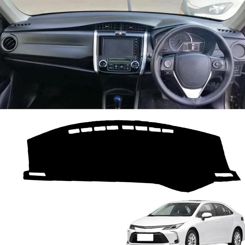 

Car Dashboard Cover Sun Shade Mats Avoid Light Pads Panel Protective Carpets For Toyota Corolla Axio Altis Fielder 2013-2018