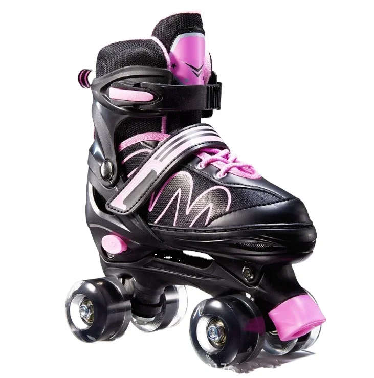 

Factory flashing roller skates adult double row roller