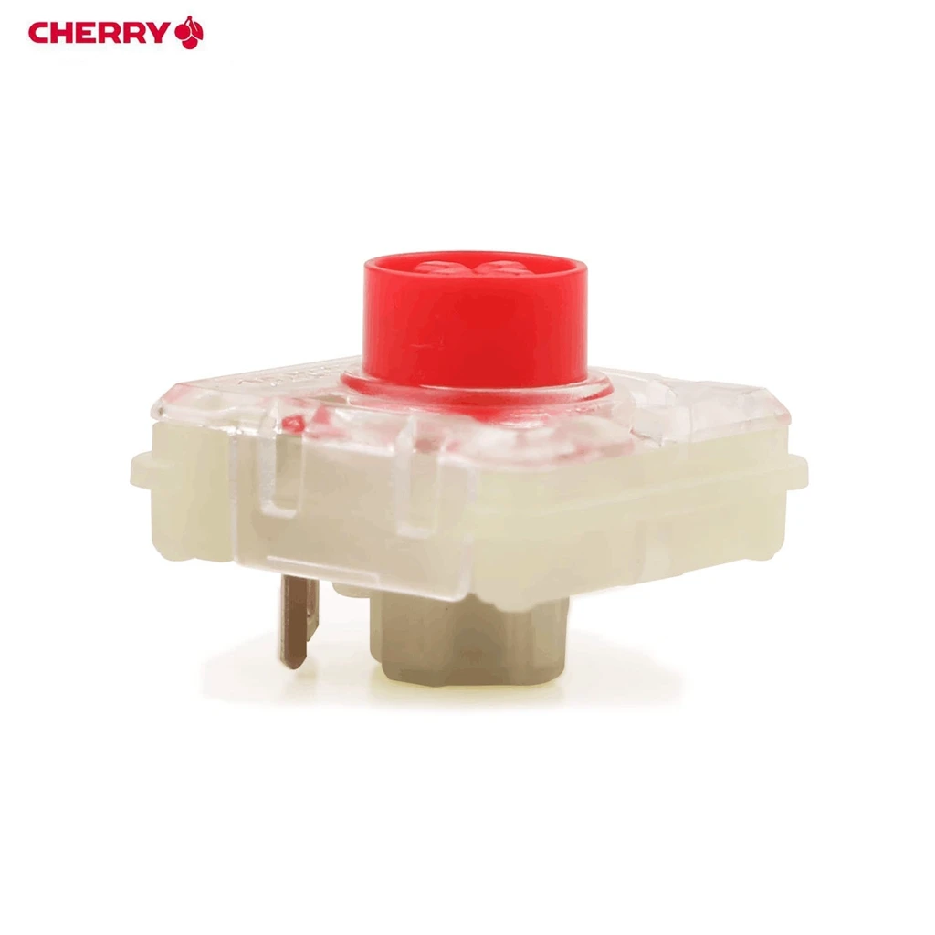 Original Germany CHERRY MX LOW PROFILE RGB Switch 3 Pins Linear SMD LED Red Switch Mechanical Keyboard Laptop Custom Switches