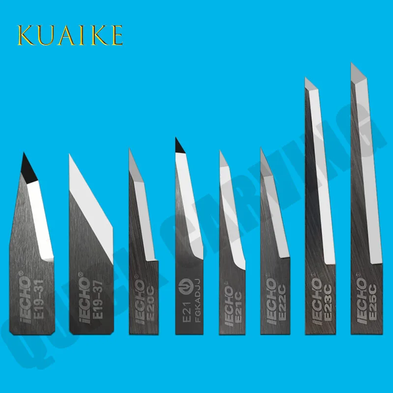 10PCS IECHO Vibration Cutter Tungsten Carbide Oscillating Cutting Blade IECHO E20C E21C E22C E23C E25C E26 E19-31 E19-37