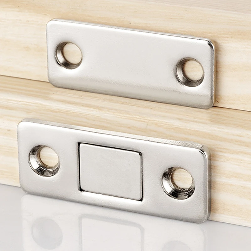 2026 Trend 20 Sets Of Ultra-Thin Strong Magnetic Door Closers Cabinet Door Hasp Latch Latch Furniture Door Magnet Stop Cabinet
