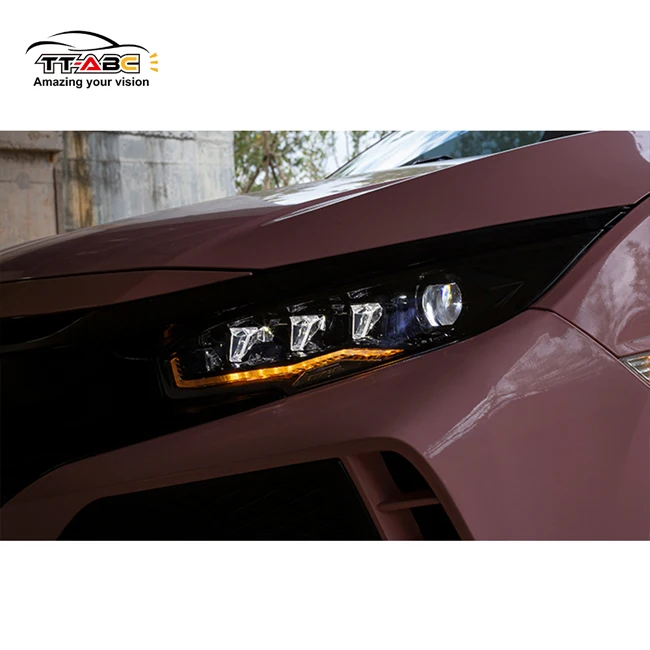 

TT-ABC New Design LED Day Running Light Modified Car Light Headlights for Honda Civic 10th Gen 2016 - 2021