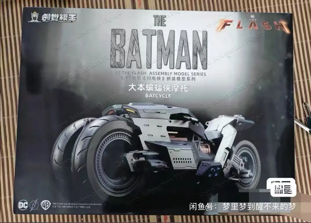 

In Stock Modoking The Flash 1/12 Batman Ben Affleck Suit Motorcycle Batmobile Assembly Action Figure Collectible Toy Gift