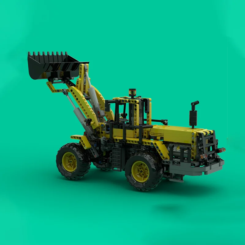 985 pezzi Technic 8265 caricatore frontale 20th MOC completamente motorizzato con controllo Bluetooth alimentato blocchi educativi regalo