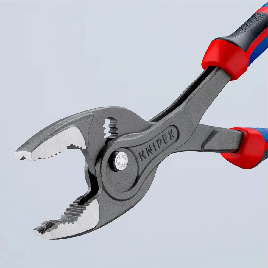 KNIPEX 8202250 Twingrip Slip Joint Plier Front and Side Gripping Plier for Gripping, Tightening and Loosening Screws 250 mm