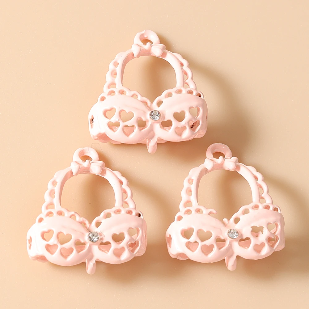 Leslie 5 Stück Neonfarbene Sommer-Strand Sexy Bikini Anhänger für DIY Ohrringe Halsketten Handgemachter Schmuckherstellung – Detail 10