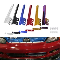 Aluminum License Plate Relocator Car Front License Plate Mounting Relocate Bracket Holder For Honda Civic