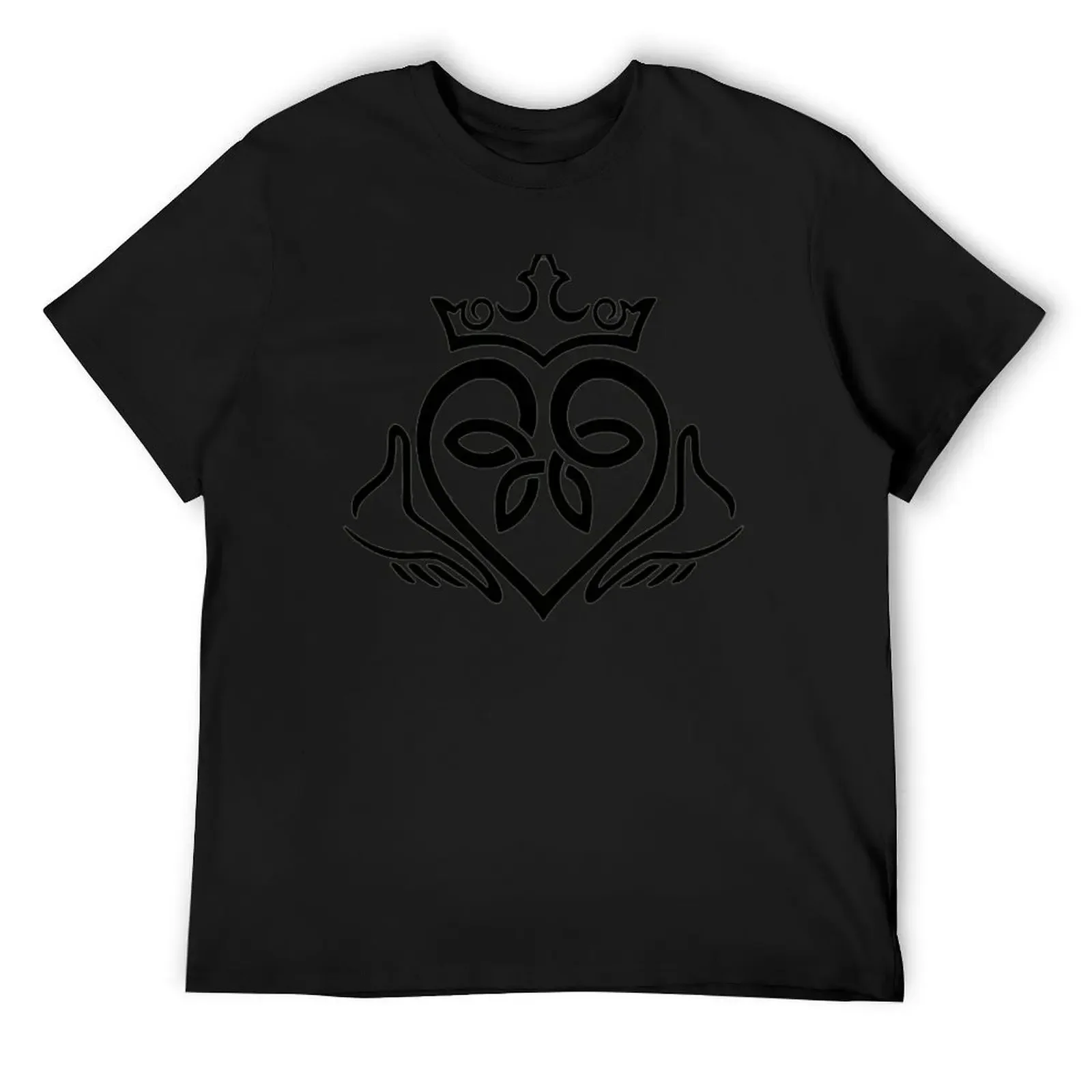 

Irish claddagh design T-Shirt oversizeds plain graphic t shirts summer top designer t shirt men