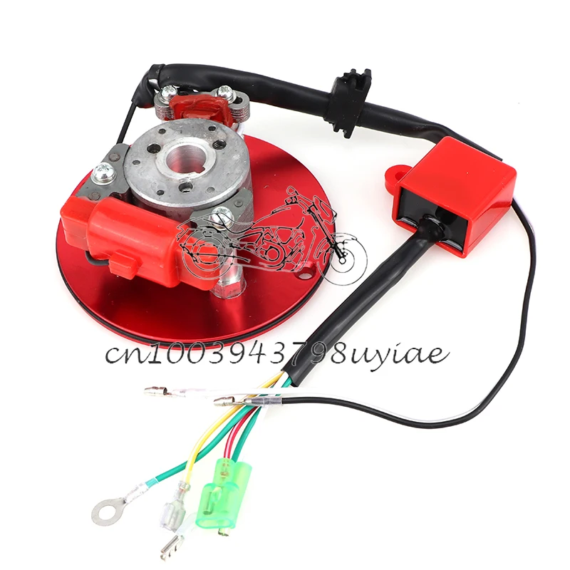 Red For 110 125 140cc Lifan YX Pit Dirt Bike Racing tator Magneto  Inner Rotor CDI Kit