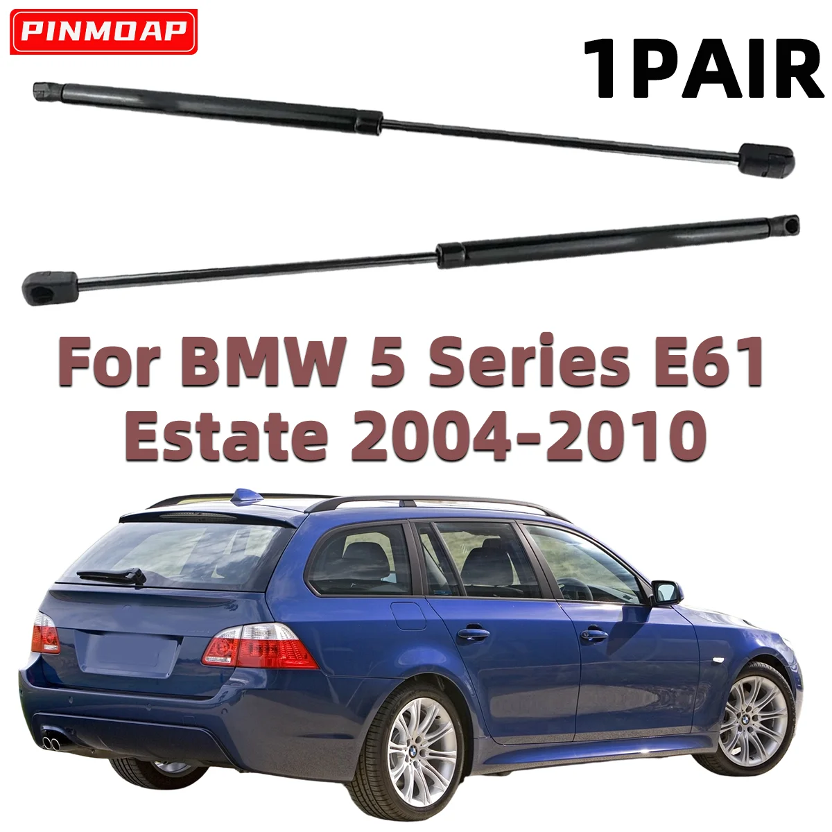 

1Pair Car Rear Tailgate Boot Gas Strut For BMW 5 Series E61 Estate 04-10 Support Rods Damper Bars OE 5124717827 Colorful Style