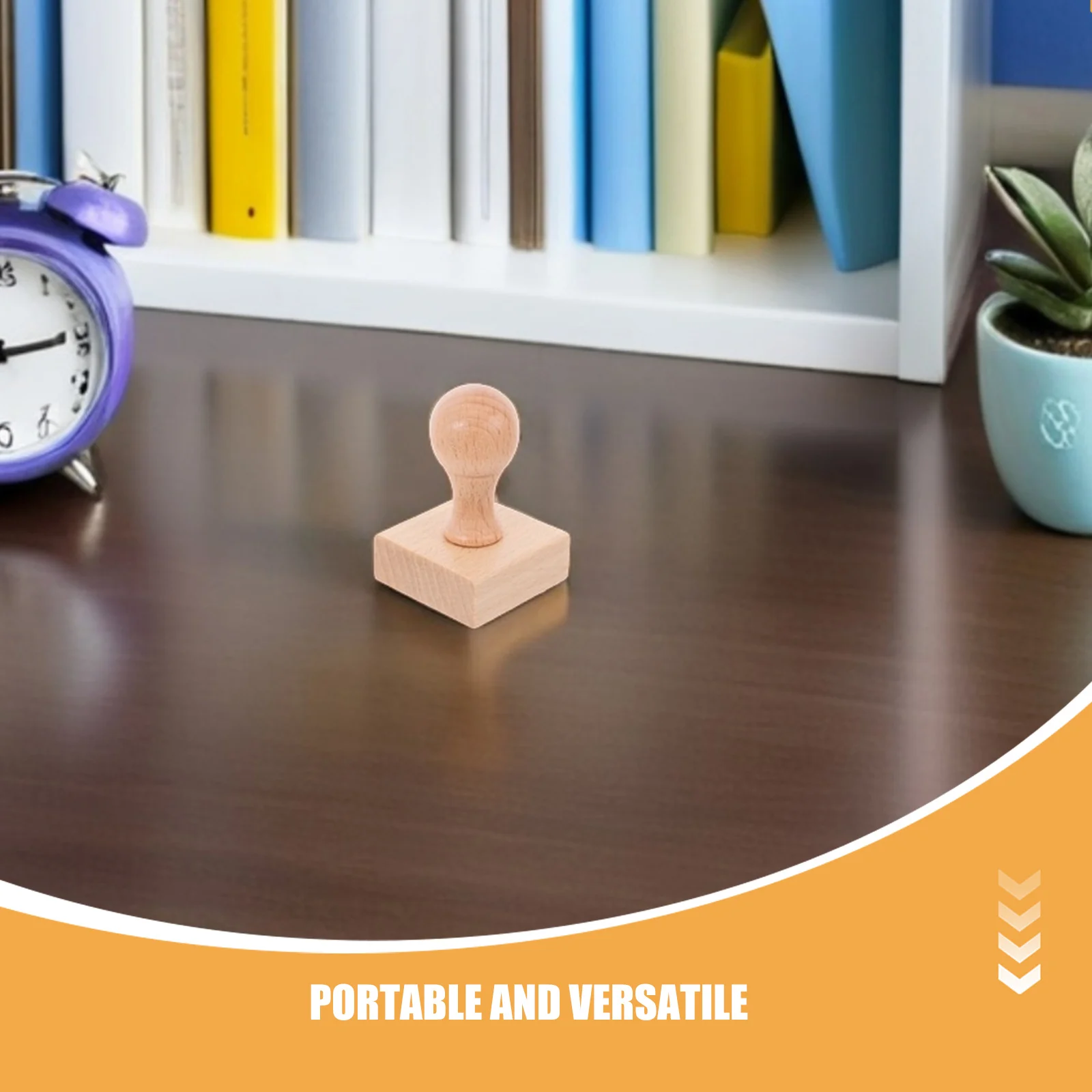 2 pçs montagens de carimbo de madeira em branco para diy selo fazendo projetos de artesanato alça redonda design conforto aperto selos de madeira para artesanato