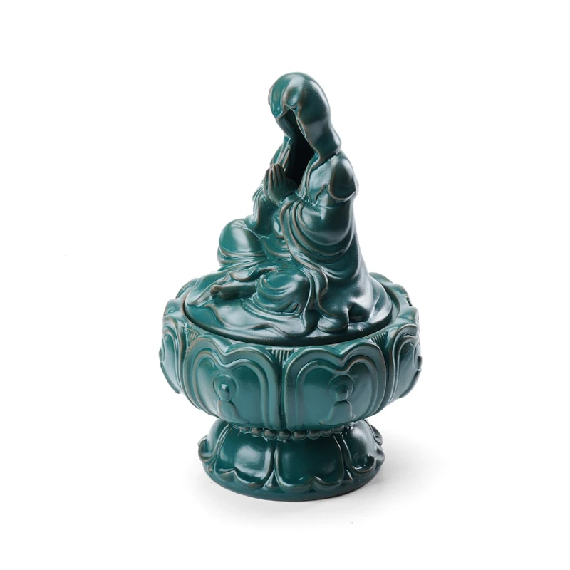 

Zen incense burner, tea ceremony study, ceramic crafts, sandalwood incense burner, indoor ornaments.