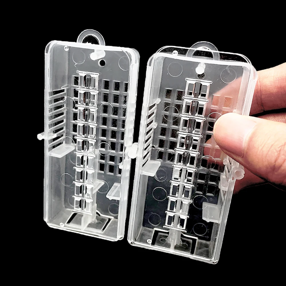 5pcs/20pcs/50pcs Queen Transparent Transport Mailing Travelling Long Journey Catcher Cages Carrier Bee Inspection Introduction