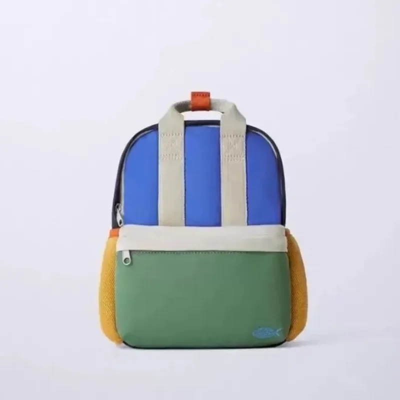 Kawaii Women's Backpack Small Fish Embroidery Large Capacity Student School Bag Fashion Outdoor Travel Backpack
