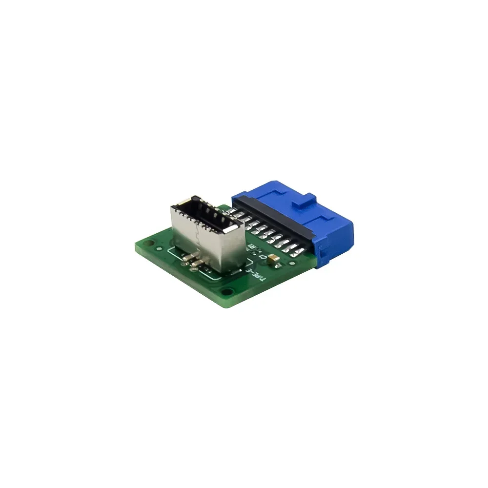 USB 3.0 Internal Header to USB 3.1/3.2 Type C front Type E Adapter 20pin to 19pin converter for pc motherboard Connector Riser