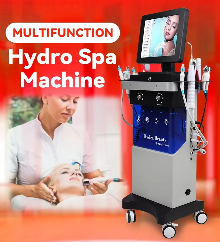 

Hydra Beauty Facial Machine Hydra Aqua Peeling Facial Oxygen Jet dermabrasion Hydra Machine Hydrodermabrasion Facial Machine