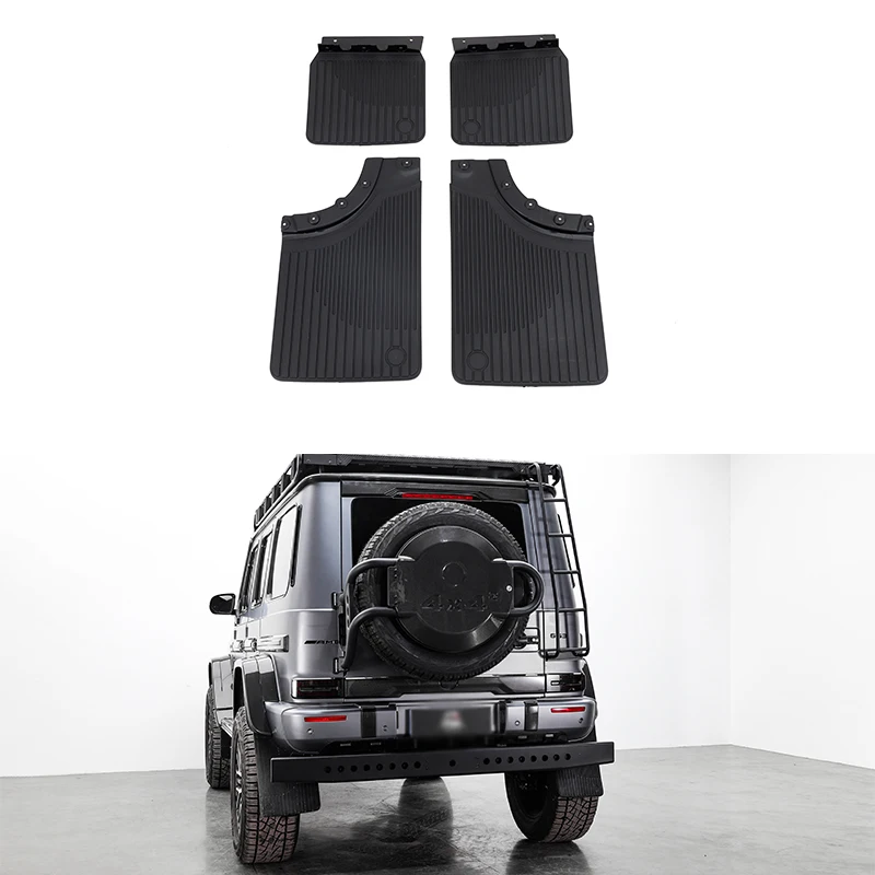 

For G Class W463A W464 4X4 ABS 4 Pcs Front and Rear Fender Mudflap for W464 G63 G550 Fenders Mud Flags