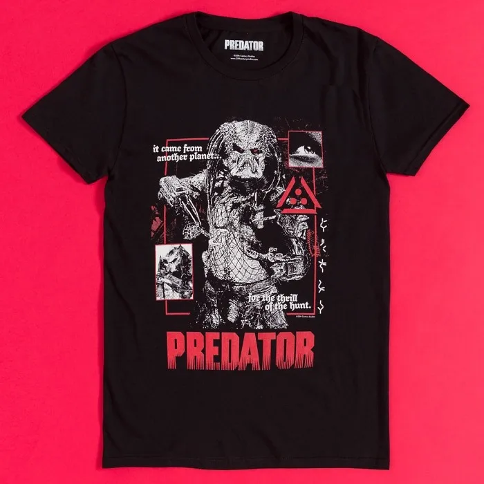 Official Predator It Came From Another Planet Black T-Shirt : S,M,L,XXL