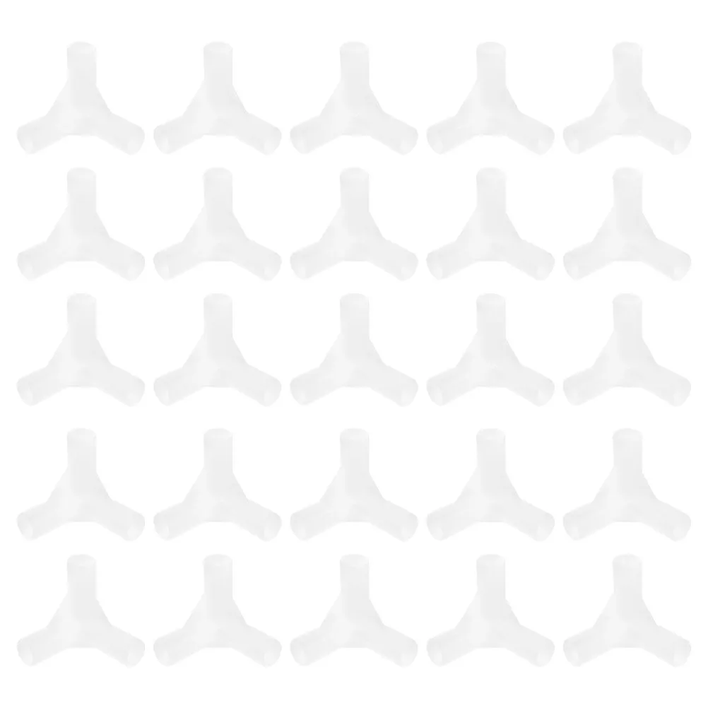 25 Pcs Tent Accessories Canopy Frame Parts Canopy Tent Spare Parts Camping Connectors Lightweight Joint Adapters Replacement