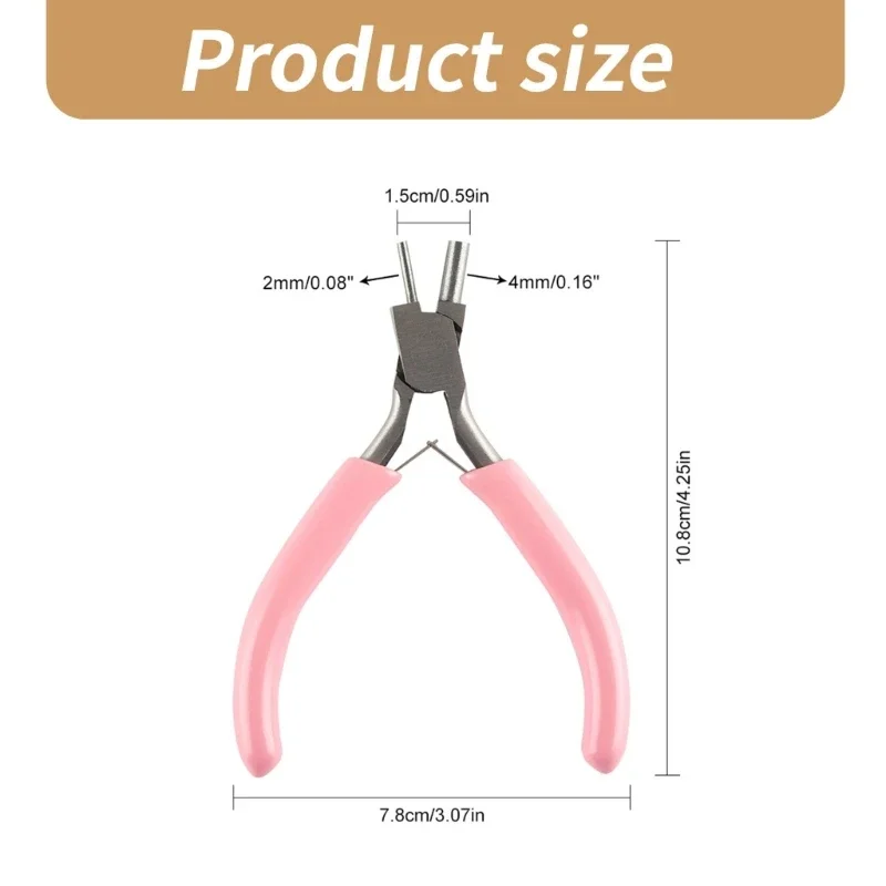 Pinza multiuso per creazione gioielli, comoda impugnatura, pinza per piegare i fili, accessori per gioielli, strumento per i