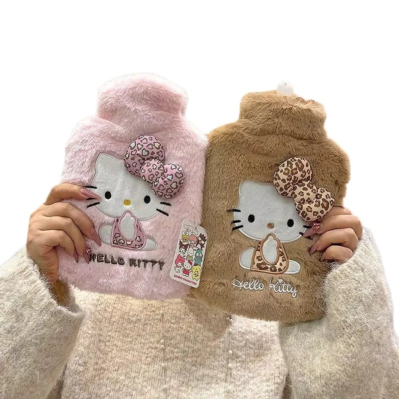 

Warm and Soft Plush Hand Warmer Heat Pack Cute Hello Kitty Reusable Hot Compress Heating Hot Water Bottle Bag Girls Gifts
