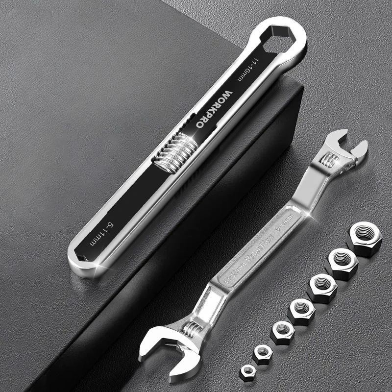 WORKPRO Universal Ratchet Double Offset Ring Spanner Torque Socket Repair Hardware Multifunctional Anti Slip Durable Tool
