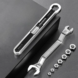 WORKPRO Universal Ratchet Double Offset Ring Spanner Torque Socket Repair Hardware Multifunctional Anti Slip Durable Tool