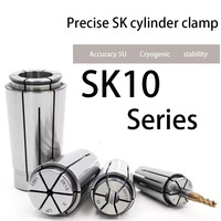 SK high-speed collet chuck sk-10high-precision and high-grade cryogenic treatment, locking nozzle and elastic chuck.