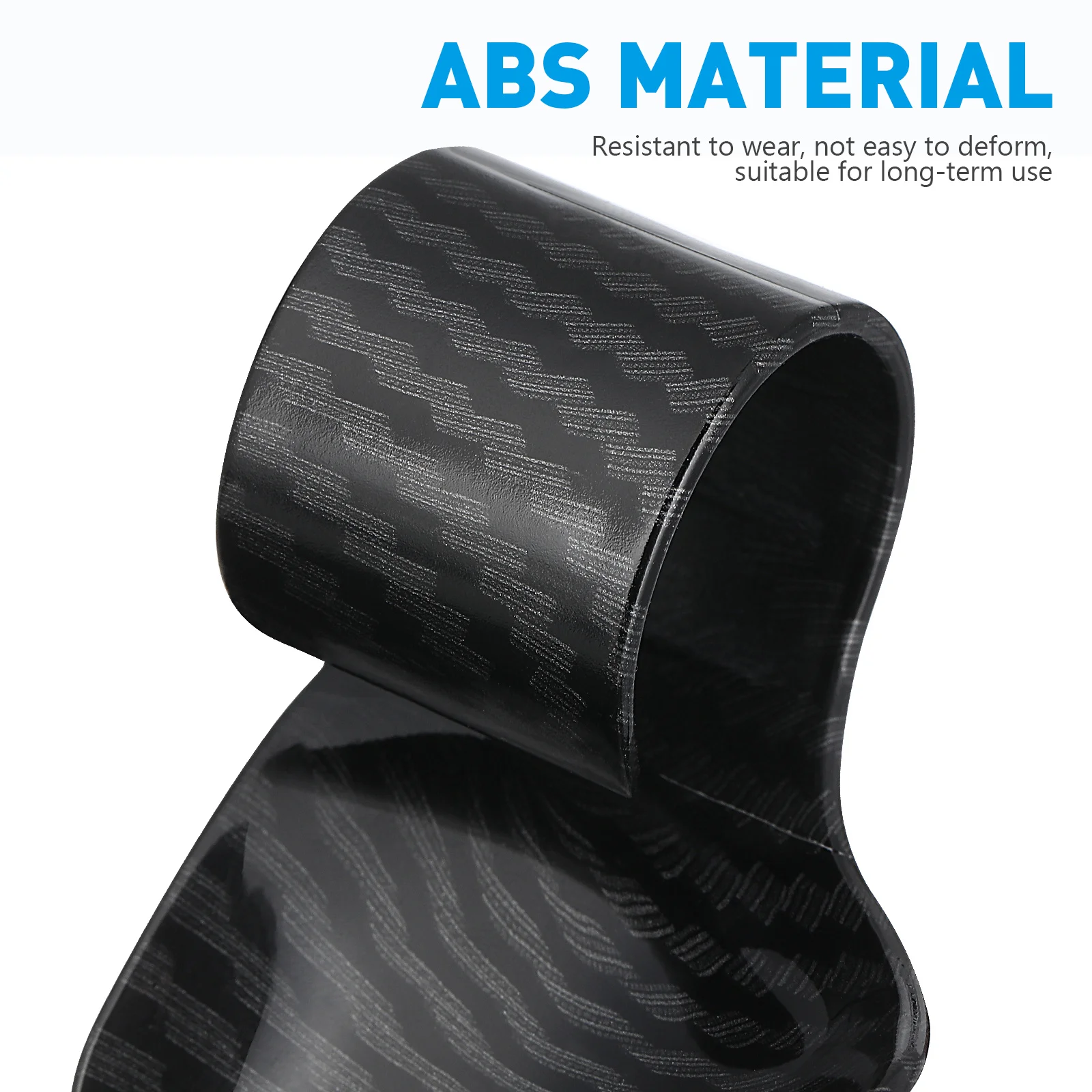 

2Pcs Motorcycle Throttle Booster Clamp Black ABS Non-Slip Grip Accelerator Clip Oil Saver for Motorbike Moped Electric Vehicles