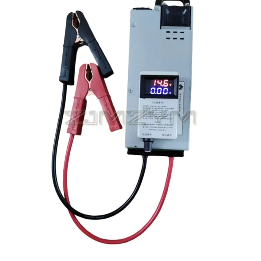 Caricabatterie 3-15V 60A/100A per Litio Ferro Fosfato, Litio Ternario, Batterie al Piombo-Acido, per Camper, con Corrente e Tensione Regolabili