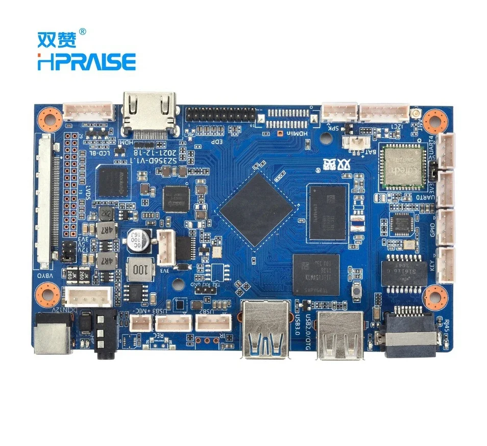 Rockchip RK3566 Single board computer arm android linux motherboard for POS system