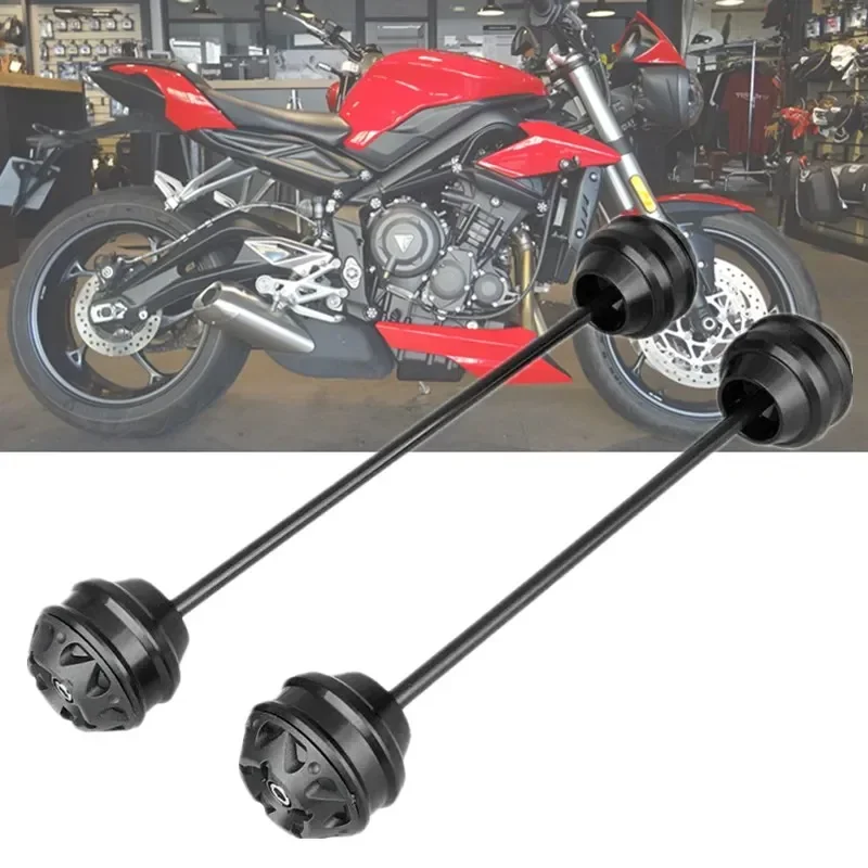 

Для Triumph Street Triple 660 675 765 S R RS RX 2020 защита переднего и заднего колеса осевой ползунок вилки